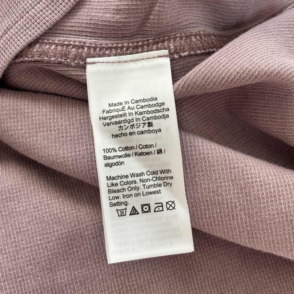 NWT Mens J Crew Purple Cotton waffle button up shirt shacket size medium flawed - Picture 11 of 11